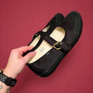 Vans Women's Black Mary Jane Buckle Shoes
